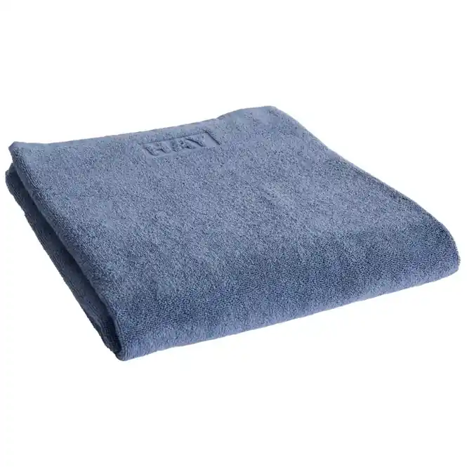 Weekendaanbieding HAY Mono Handdoek L 150 x B 100 cm - Staal Blauw